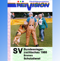 SV-Bundessiegerzuchtschau 1988 - Bremen - Schutzdienst