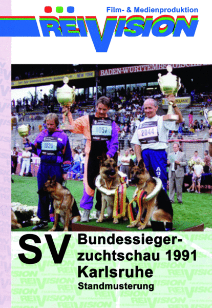 SV-Bundessiegerzuchtschau 1991 - Karlsruhe - Standmusterung