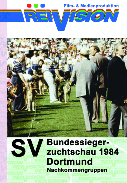 SV-Bundessiegerzuchtschau 1984 - Dortmund - Nachkommengruppen