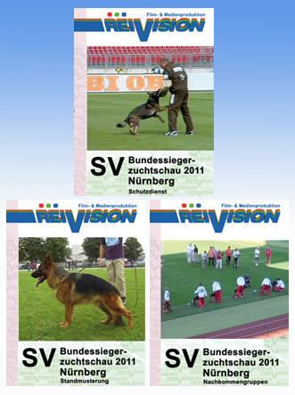 SV-Bundessiegerzuchtschau 2011 - Nürnberg - 3er Paket